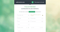 Desktop Screenshot of addcontrol.com